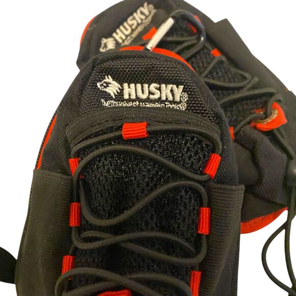 Set of TWO Husky Holdalls Mini-Mouth Bag Tool Pouch with Belt Clip - Picture 4 of 14